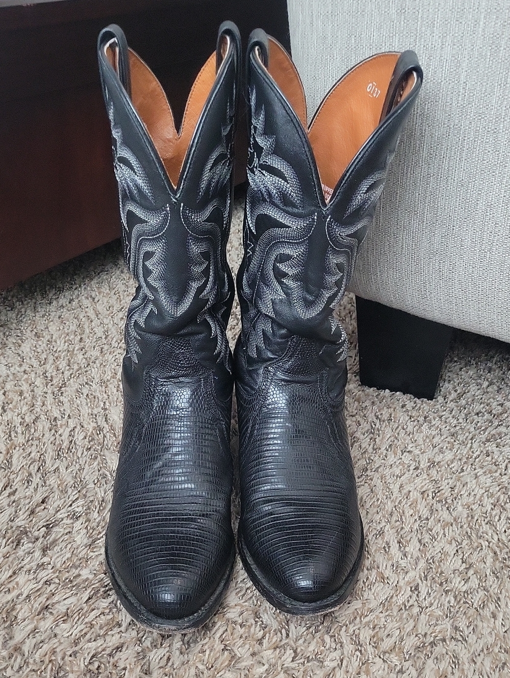 Dan Post Teju Lizard Mens Western Boots